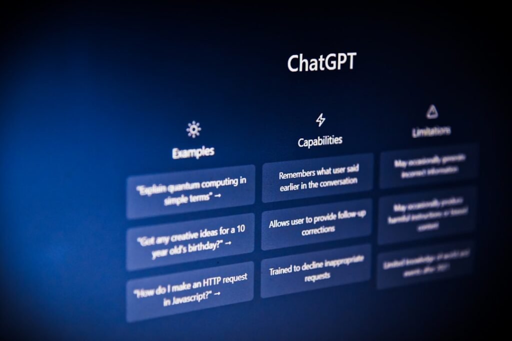 computer screen software chat interface